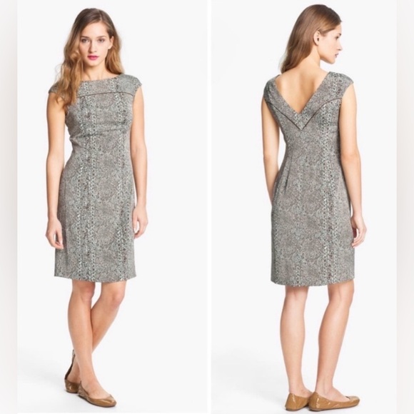 NWT Tory Burch Carter Dress-Teal Jardin - Picture 7 of 16